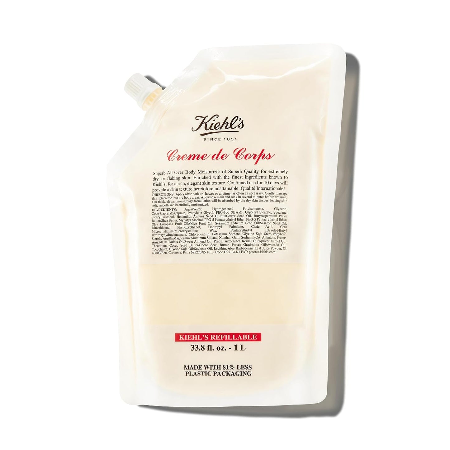 Kiehl's Creme de Corps Rich Body Lotion for Soft Smooth Skin