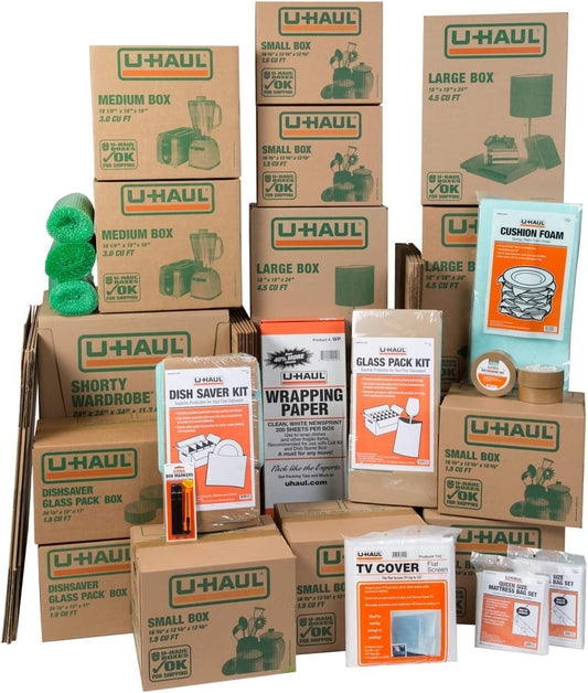 U-Haul Household Moving Kit for Easy Home Packing and Moving