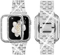 SUPOIX Diamond Bling Apple Watch Band & Case Set