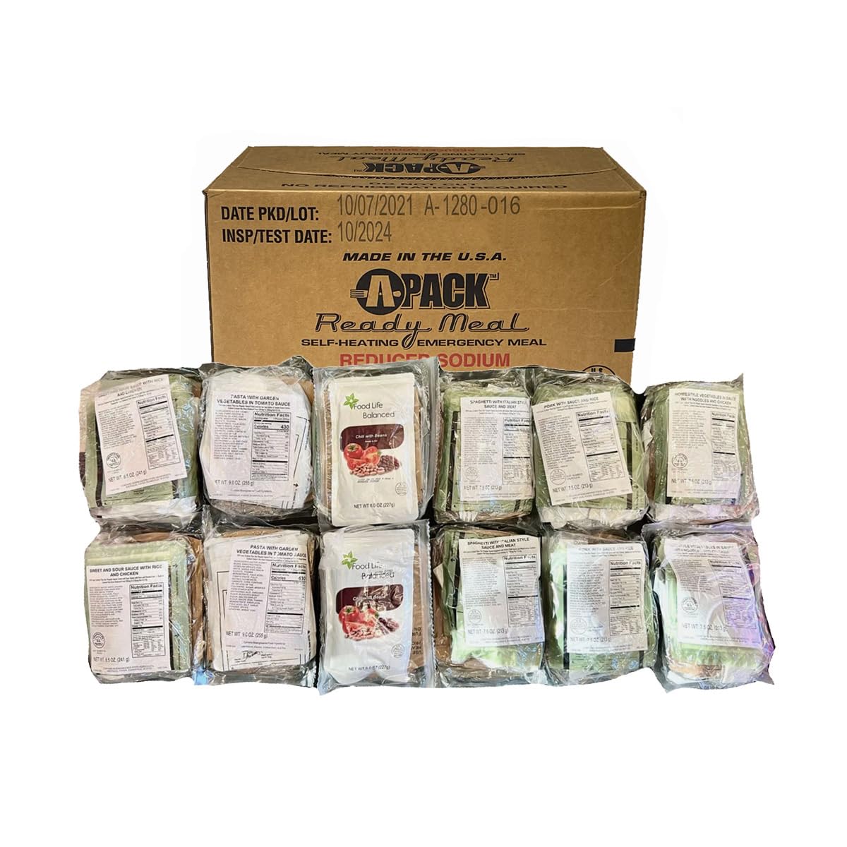 FEMA MREs Emergency Meal Kits for Survival and Camping Needs