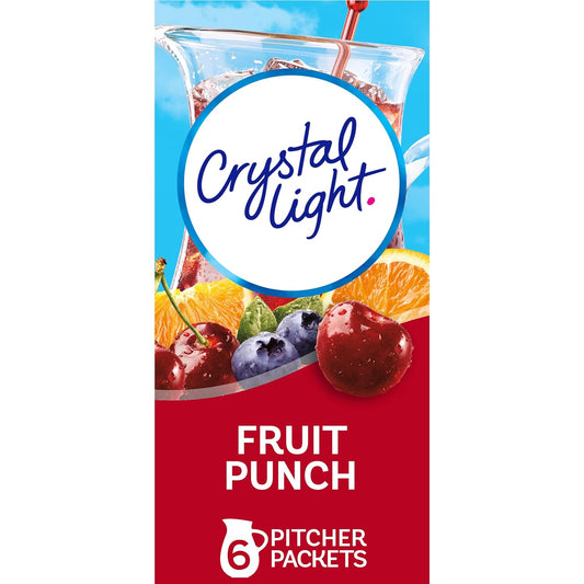 Crystal Light Fruit Punch Powdered Drink Mix for Refreshing Taste