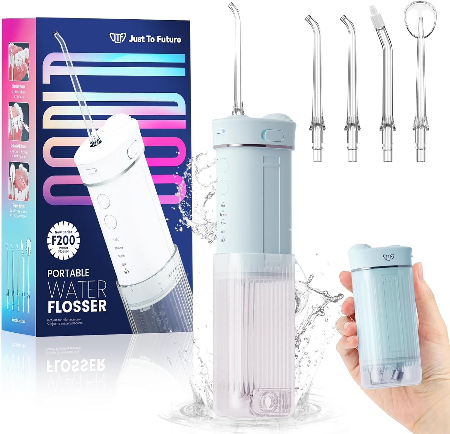 Portable Mini Water Dental Flosser for Travel Oral Care