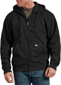 Dickies Men's Full Zip Fleece Hoodie - Durable, Warm Midweight