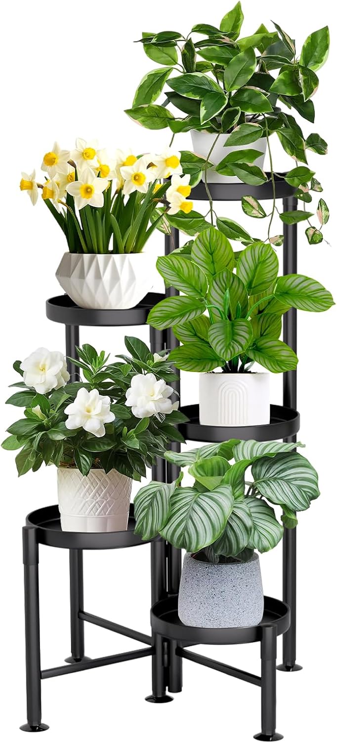5 Tier Plant Stand Indoor for Versatile Home Decor and Gardening