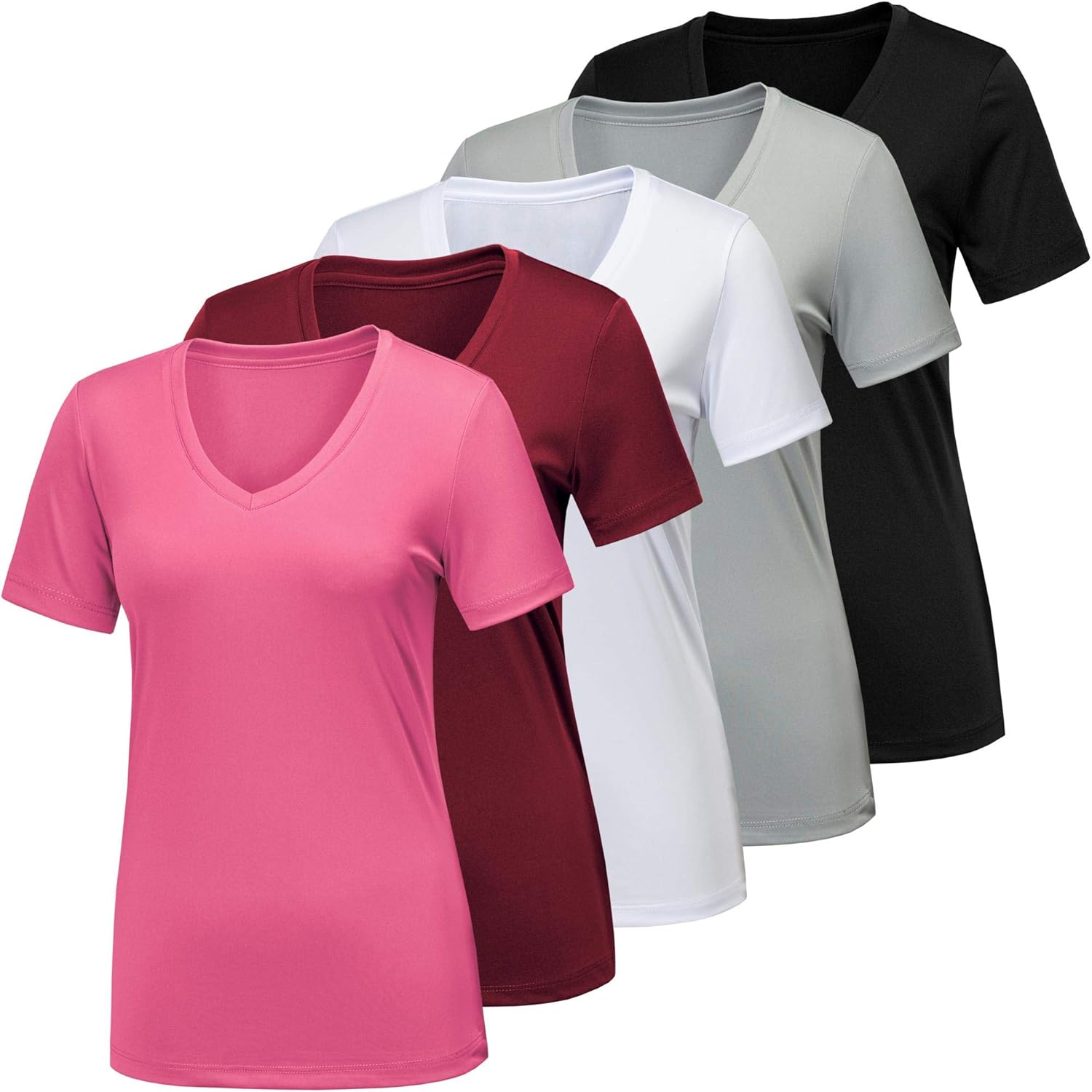 Moisture Wicking Workout Shirts for Women by BALENNZ