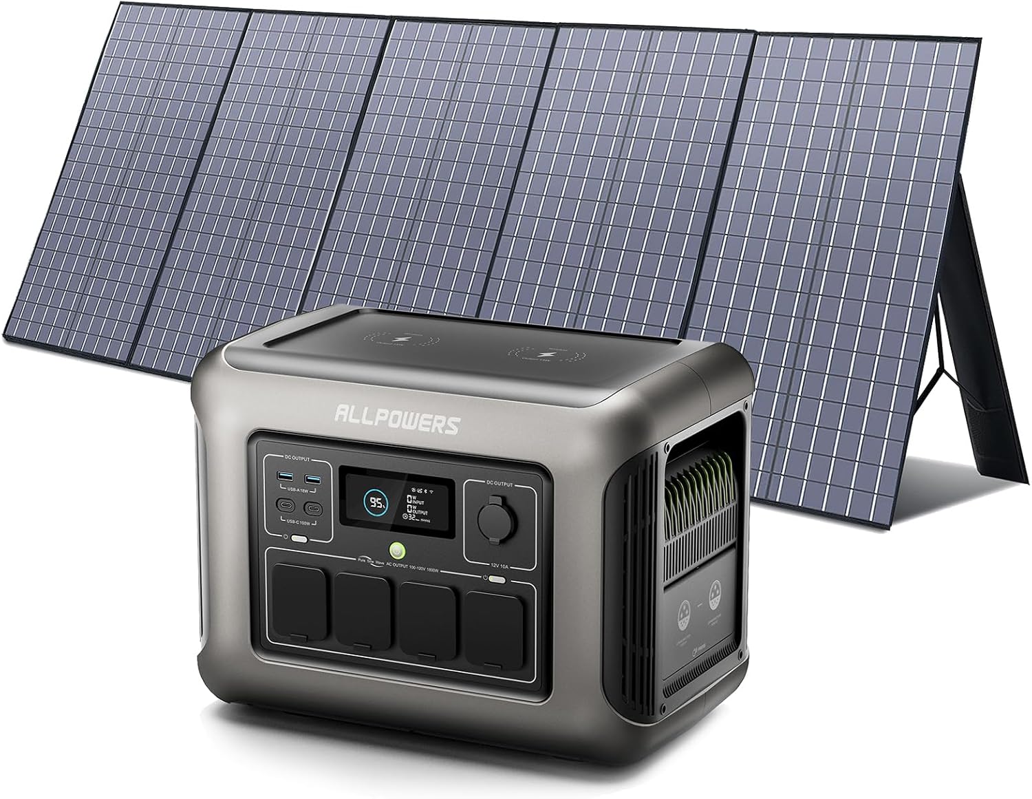 ALLPOWERS R1500 Portable Power Station: Fast Solar Charging