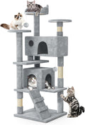 MoNiBloom 54 Inch Cat Tree for Large Indoor Cats and Kittens
