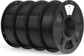 ELEGOO PLA+ Filament 1.75mm Black 4KG - Tough, Accurate Prints