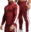 TEZO Men's Casual Active Tracksuit Full Zip Sports Jogging Suit - Slim