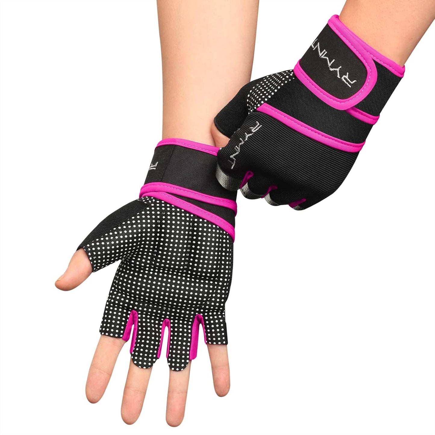 Wrist Wrap Workout Gloves: Full Palm Protection & Extra Grip for Gym