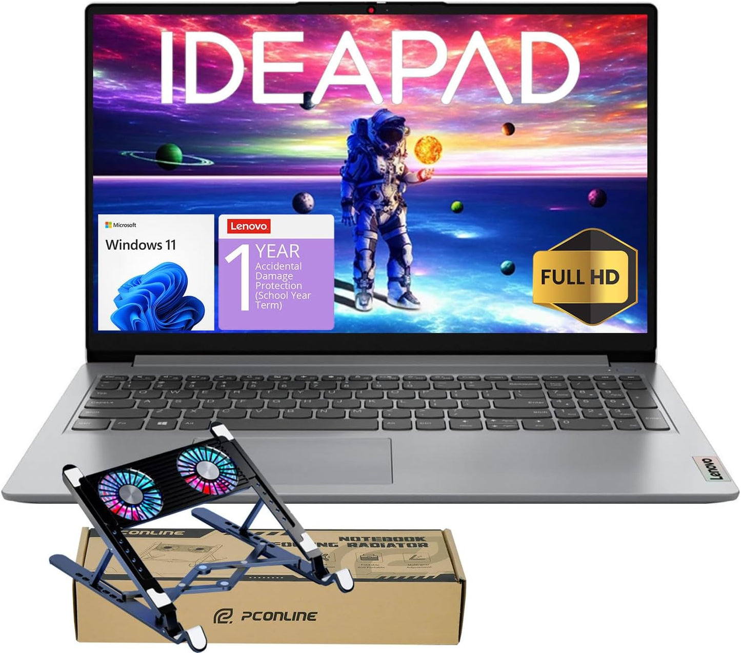 Lenovo IdeaPad 2025 Laptop with 15.6 FHD Display and 10HR Battery