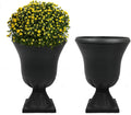 Worth Garden 2-Pack 22in Tall Round Urn Planters - Classic Outdoor