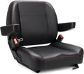 Universal Forklift Seat with Micro Switch, Armrest and Belt - Durable