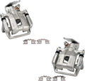 TRQ Rear Brake Caliper Set Compatible with 2013-2017 Honda Accord