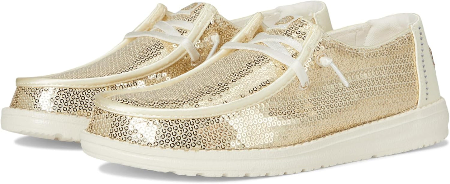 Hey Dude Womens Wendy Disco Sequin Shoes for Every Occasion
