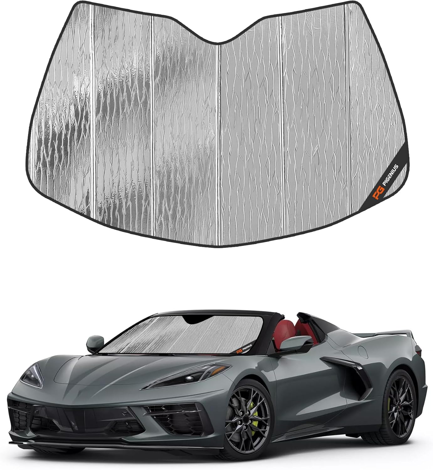 Reflective Windshield Sunshade for Chevrolet Corvette C8 2020-2025