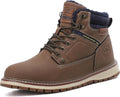 Mens Winter Snow Boots Casual Ankle Booties - Warm, Lightweight