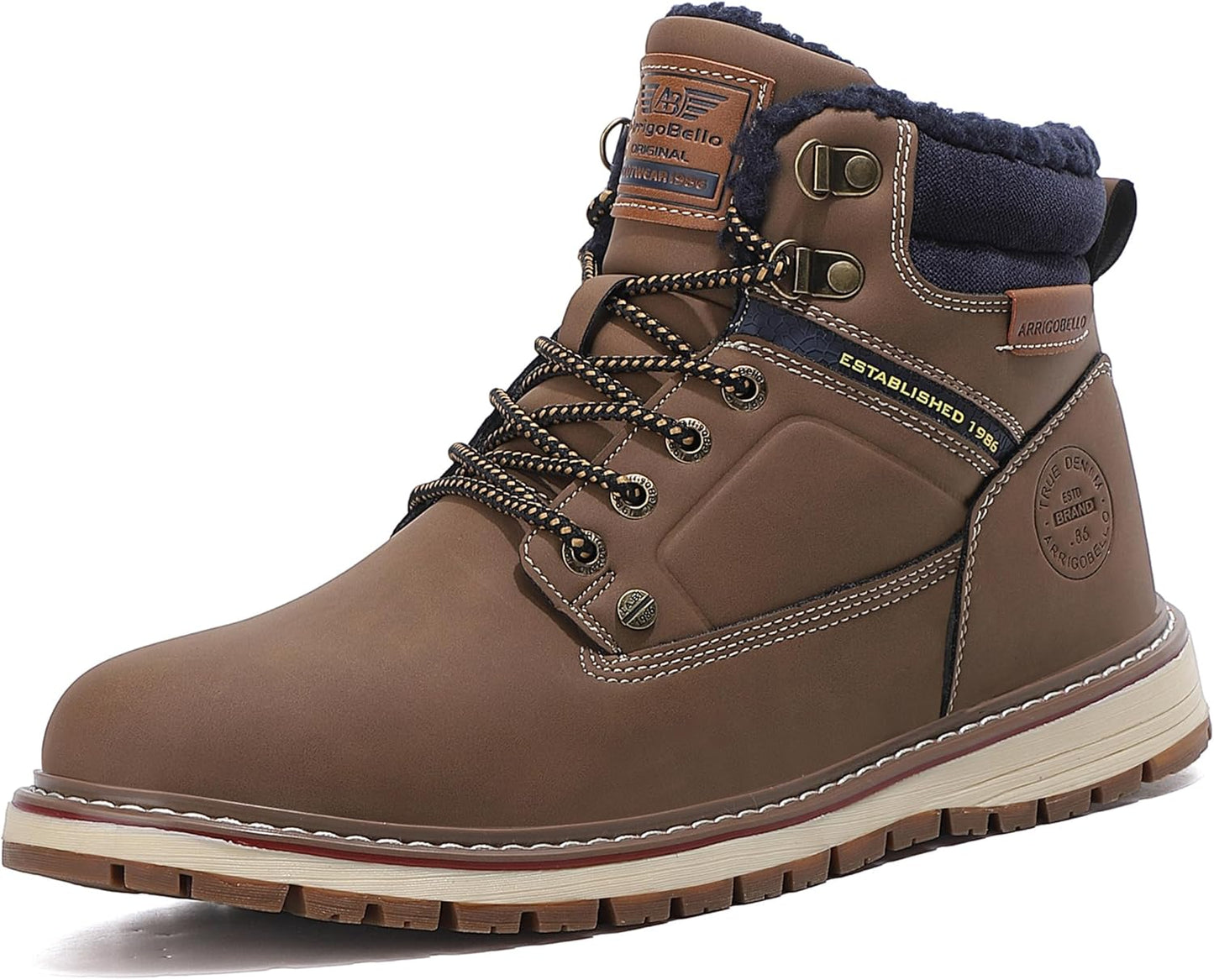 ARRIGO BELLO Mens Winter Boots for Casual and Outdoor Use