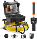 Sewer Camera with 512Hz Locator 165 ft Reel - Inspection DVR