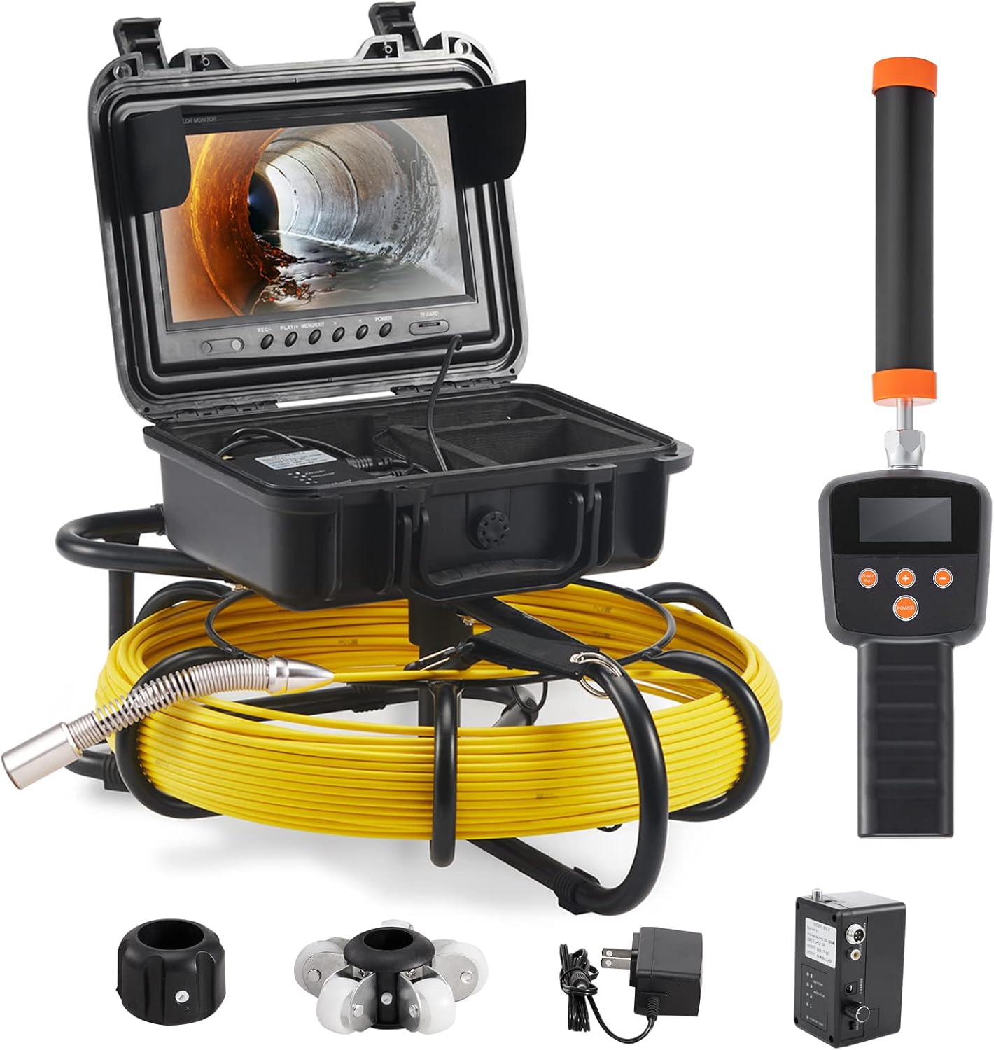 VEVOR Sewer Camera with 512Hz Locator for Pipeline Inspection