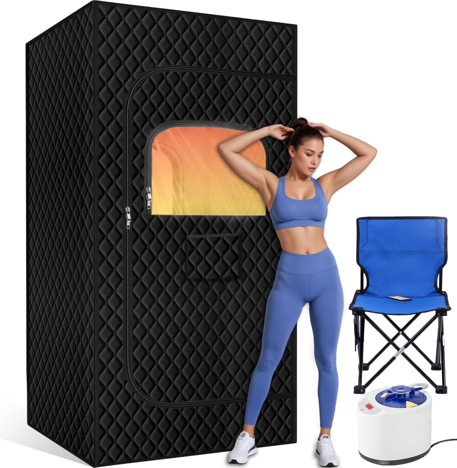 Compact Home Sauna: Full Body Relaxation