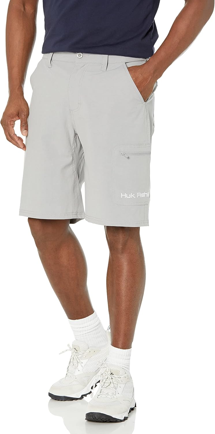 HUK Men's Next Level Quick-Drying Fishing Shorts for Comfort