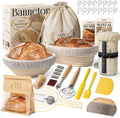 Sourdough Starter Kit Banneton Set with Tools - Complete Bread Kit