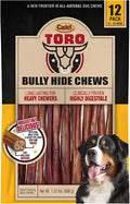 Cadet Toro Bully Hide Sticks All-Natural 12-Pack - Long-Lasting Chews