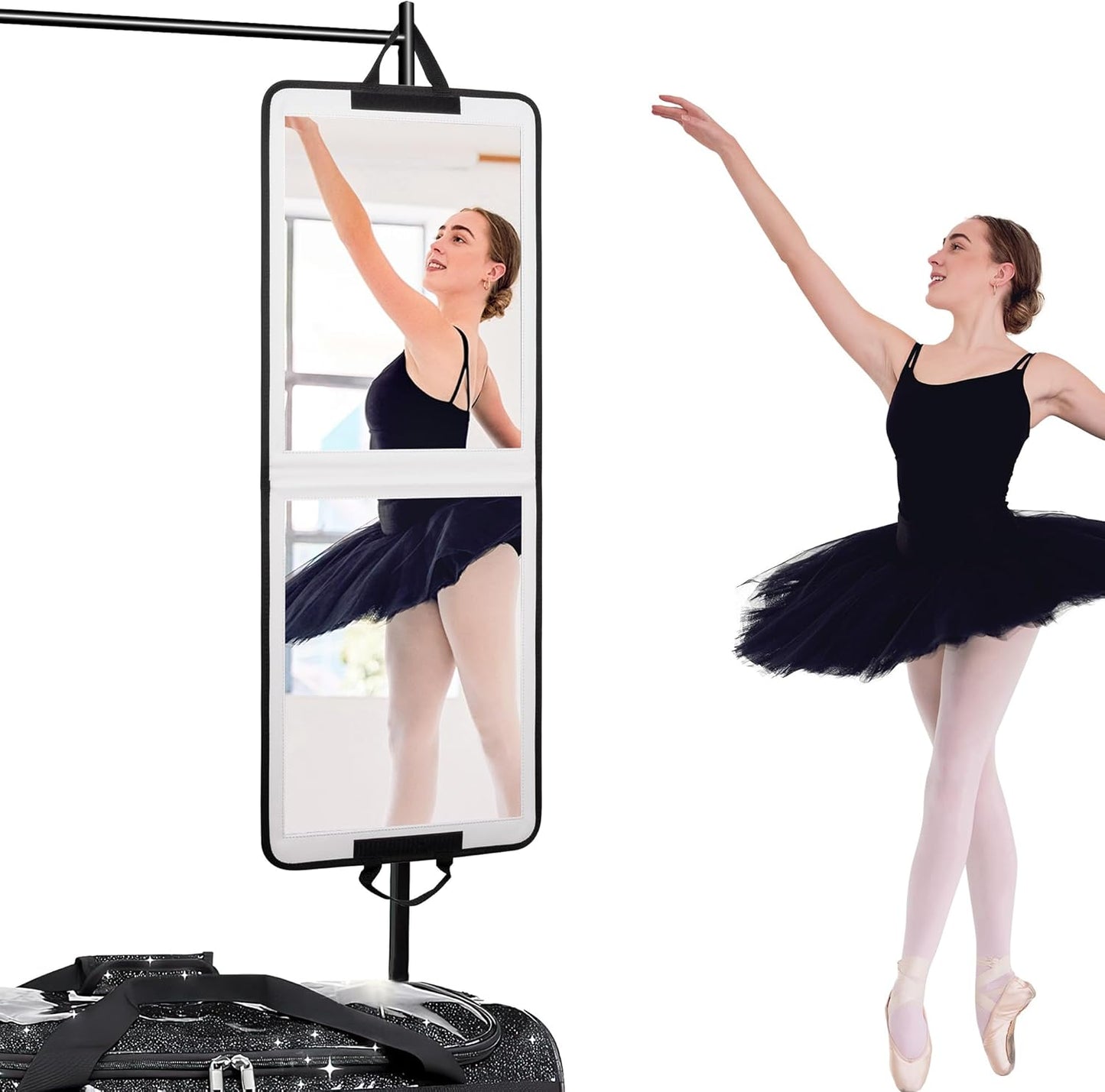 LPHUMEX Portable Folding Body Mirror for Dance Bag Essentials