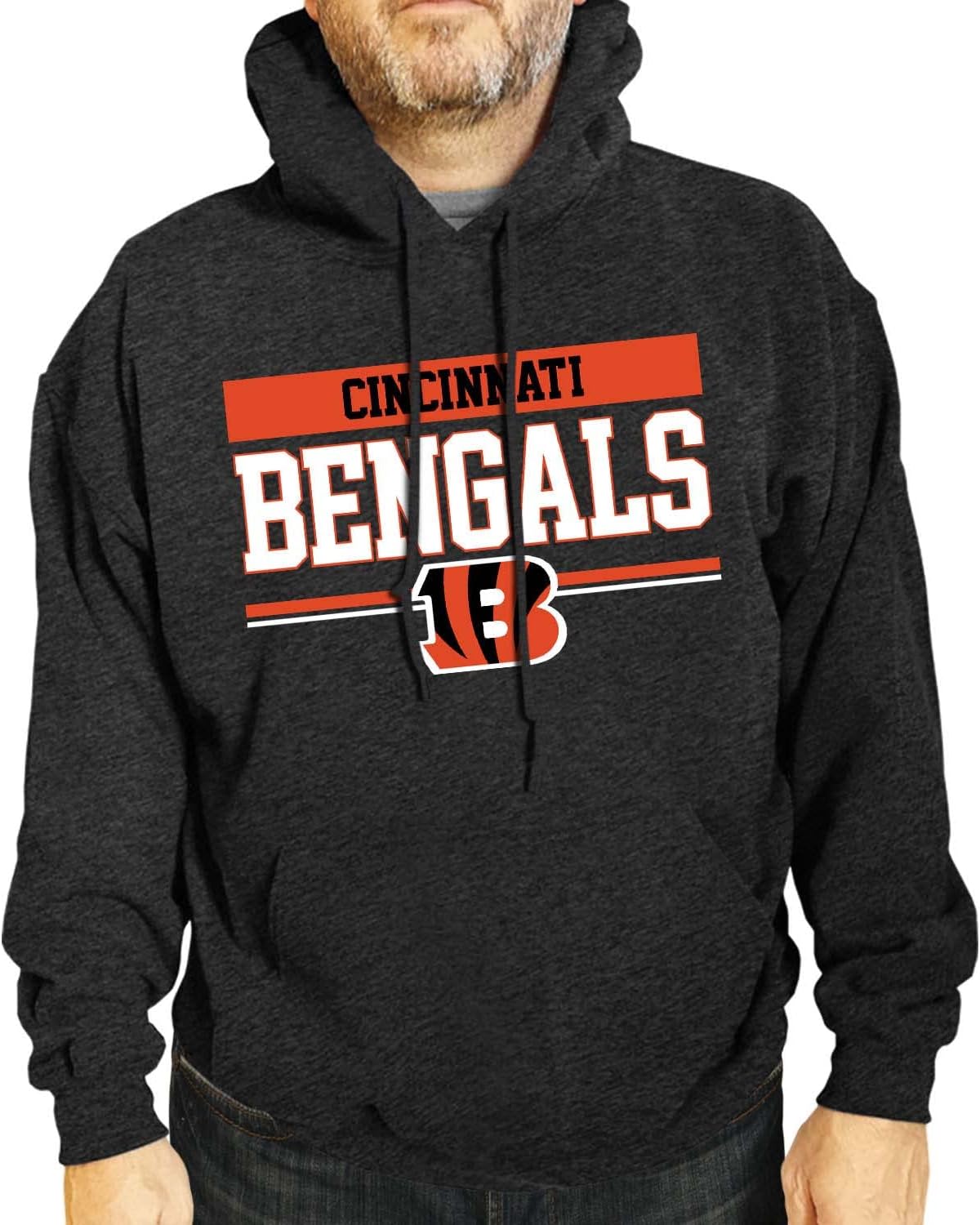 Cincinnati Bengals Hoodie - NFL Adult Gameday Sweatshirt