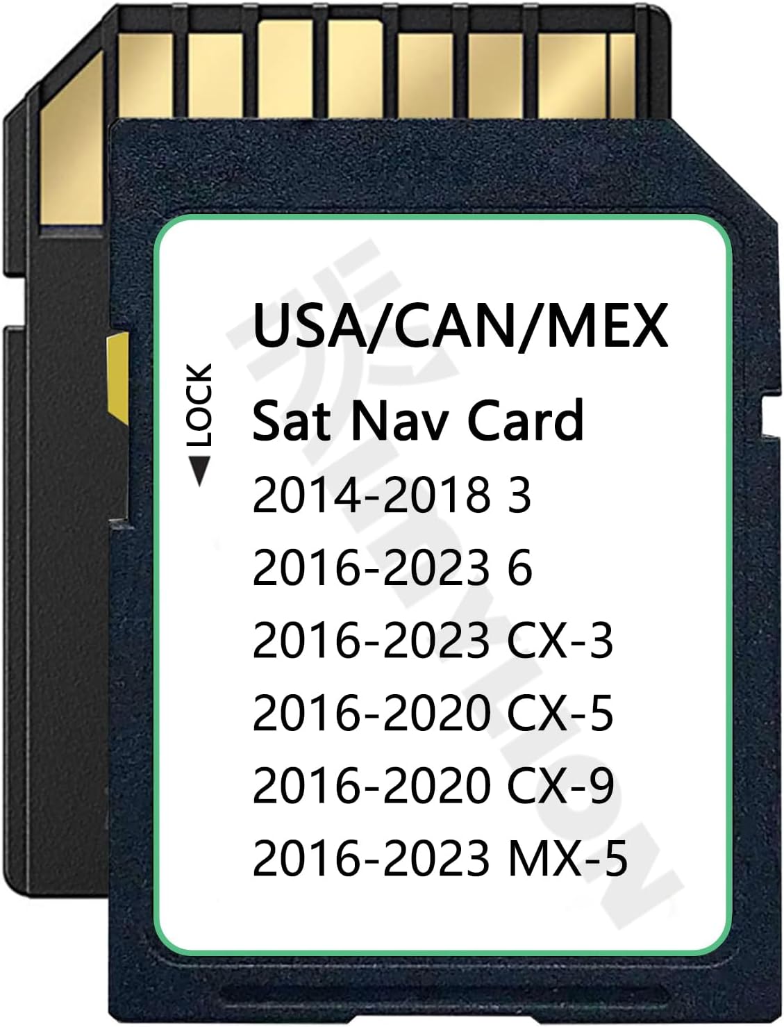 Navigation SD Card for 2016-2020 CX-5 and CX-9 Models