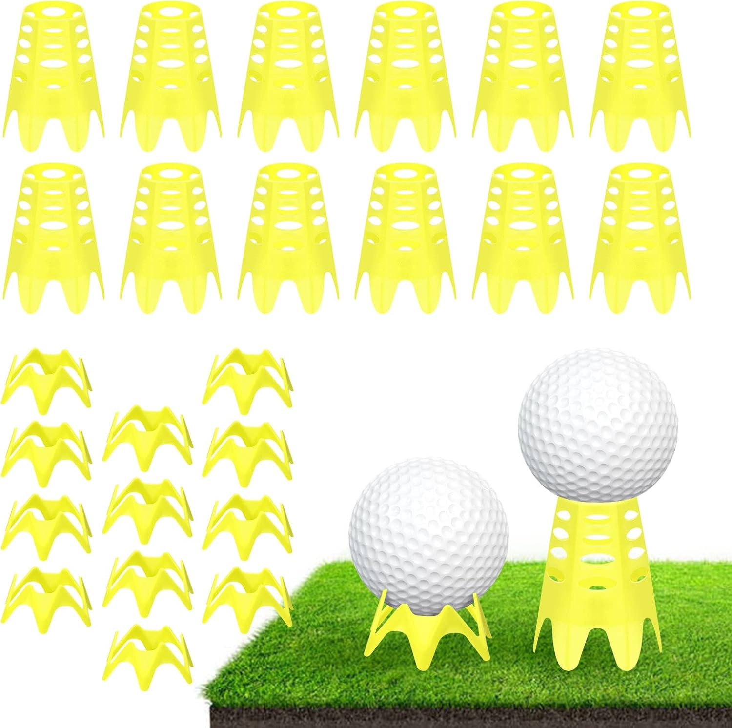 Premium Golf Mat Tees Set for Practice & Training