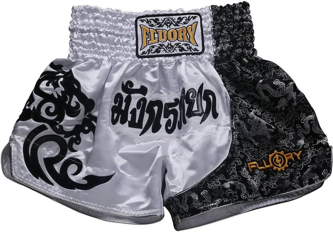 FLUORY Muay Thai Fight Shorts for MMA and Kickboxing Training