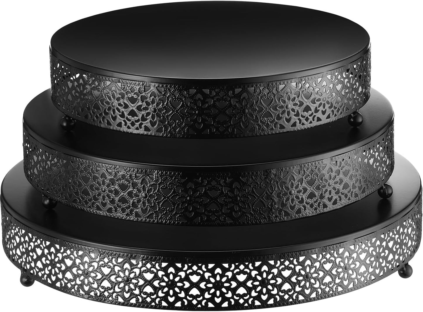Wenqik 3 Pcs Cake Stand Set for Elegant Dessert Displays