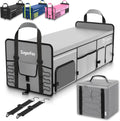 95L Trunk Organizer Gray with Shoe Compartment & 26L Ice Pack