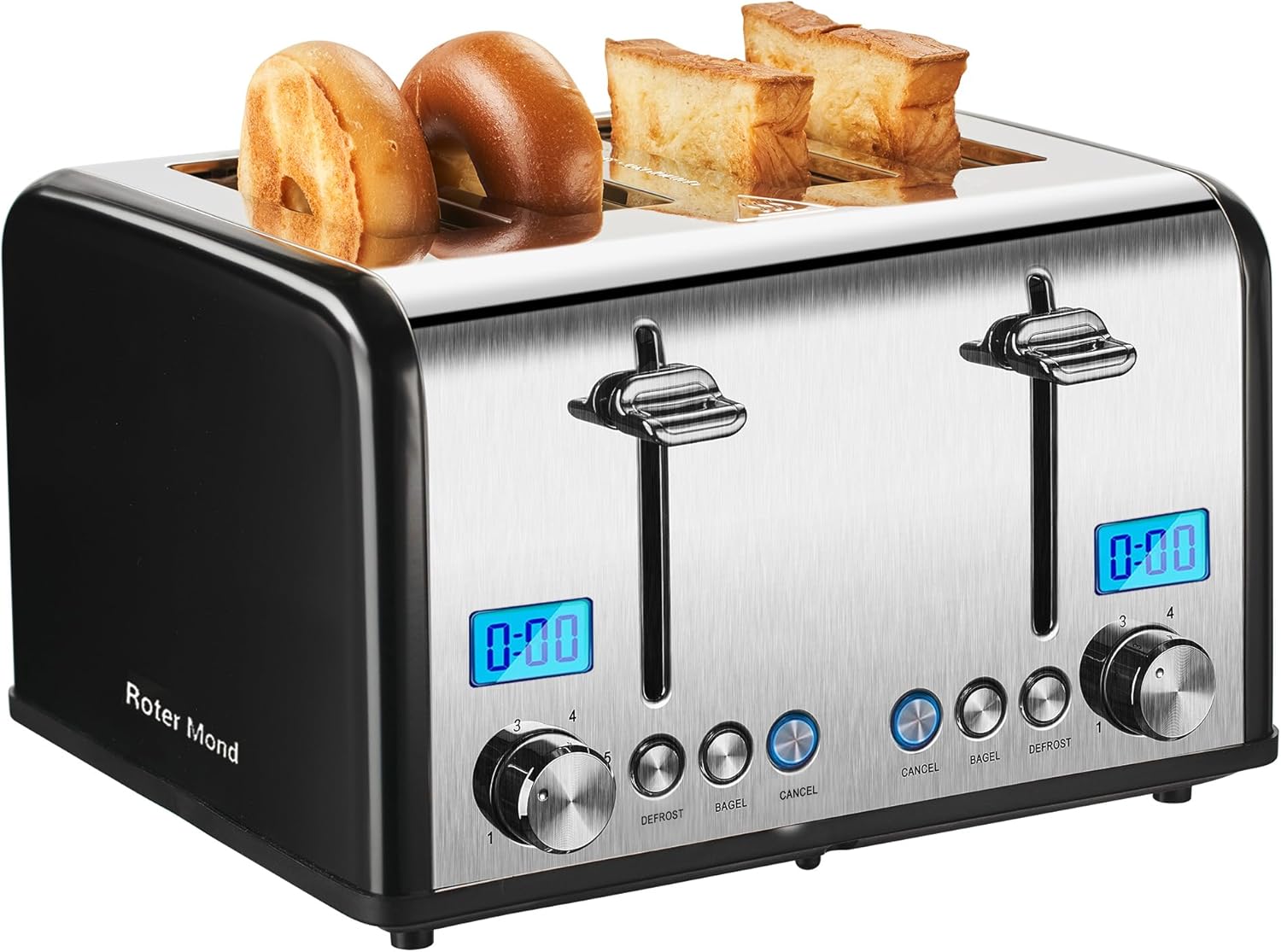 Roter Mond Countdown Stainless Steel 4 Slice Toaster Review