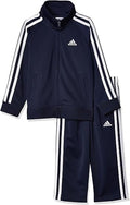adidas Boys' Tricot Jacket & Pant Clothing Set - Durable Everyday Play