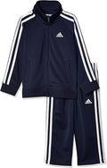 adidas Boys' Tricot Jacket & Pant Clothing Set - Comfortable Everyday