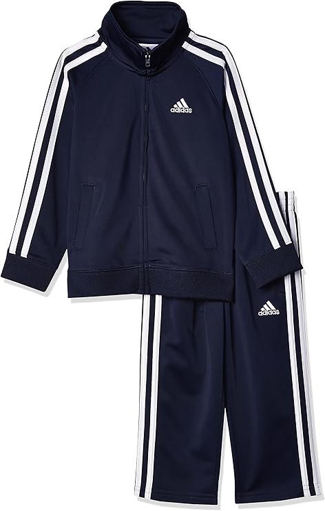 adidas Boys' Tricot Jacket & Pant Set for Active Kids
