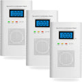Combination Gas & Carbon Monoxide Detectors - 3 Pack Plug-In 2-in-1