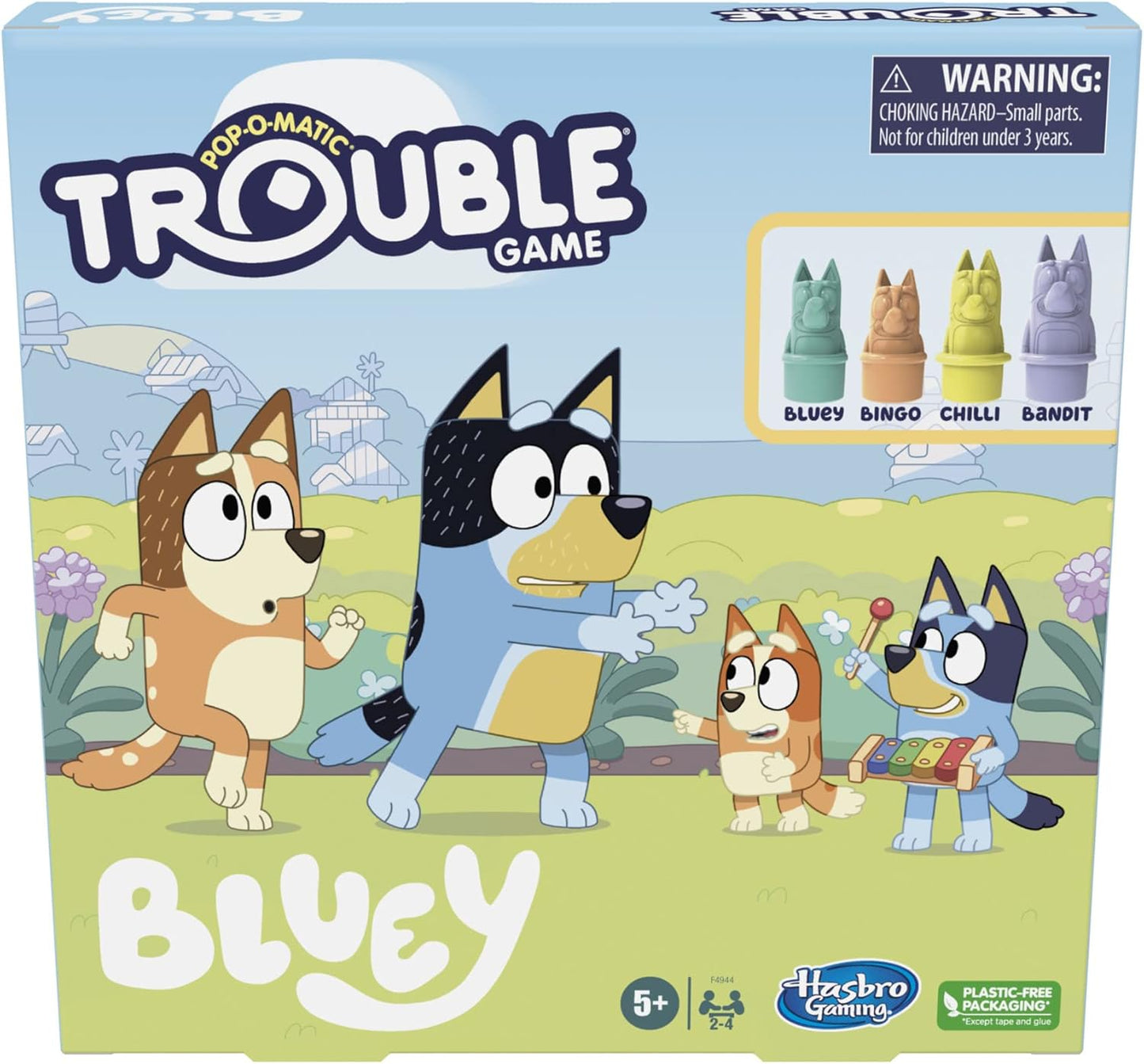 Bluey Edition Trouble Game | Family Fun & Easter Gift
