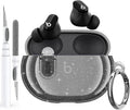 Beats Studio Buds/Buds Plus Clear Case with Lock - Glitter Black