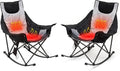 SUNNYFEEL Oversized Heated Camping Chair 2 Pack - Heated Folding