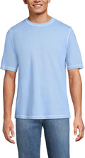 Lands' End Men's Super-T Short Sleeve T-Shirt - Soft, Durable Fit