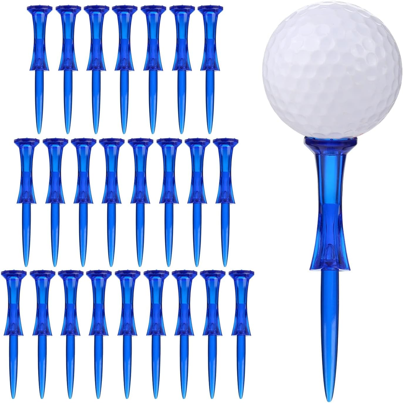 Pro Plastic Golf Tees: Reduced Friction, Unbreakable Strength
