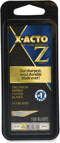 X-ACTO XZ611 100 Pc Classic Fine Point Blade - Precision Cutting