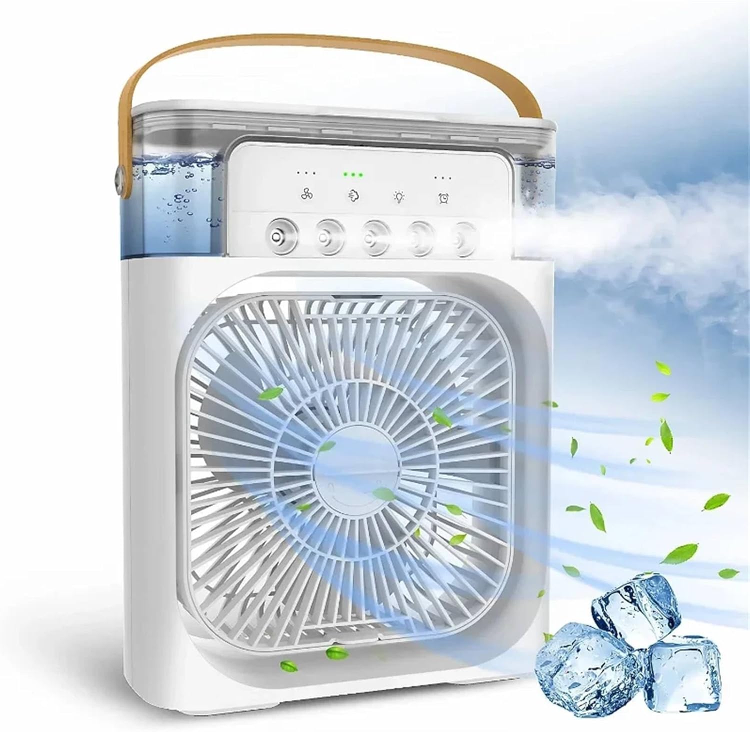 Portable 4-in-1 Air Conditioner - Cool Mist Anywhere!