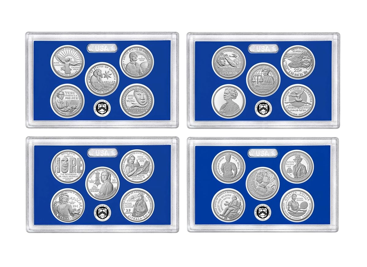 2022 2025 S Clad Proof American Women Quarter Sets - 20 Coins