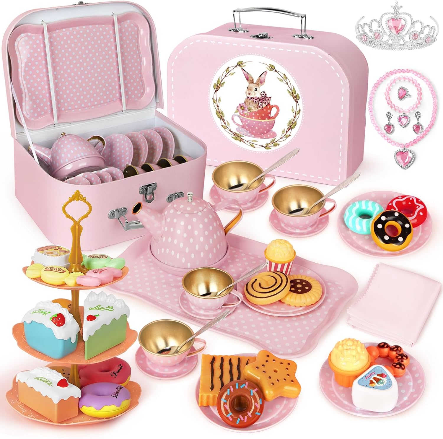 Princess Tea Party Playset for Little Girls ~ Pretend Play Fun