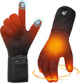 Heated Glove Liners for Men Women Black - Rechargeable Thin Heated